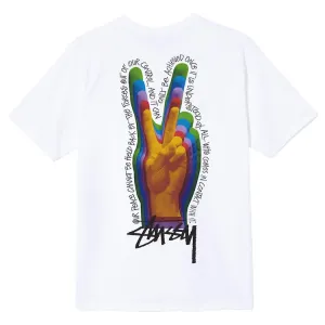 Stussy Peace Sign T-Shirt White
