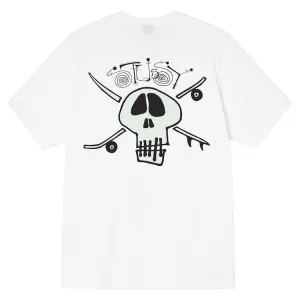 Stussy Surf Skate Skull T-Shirt White
