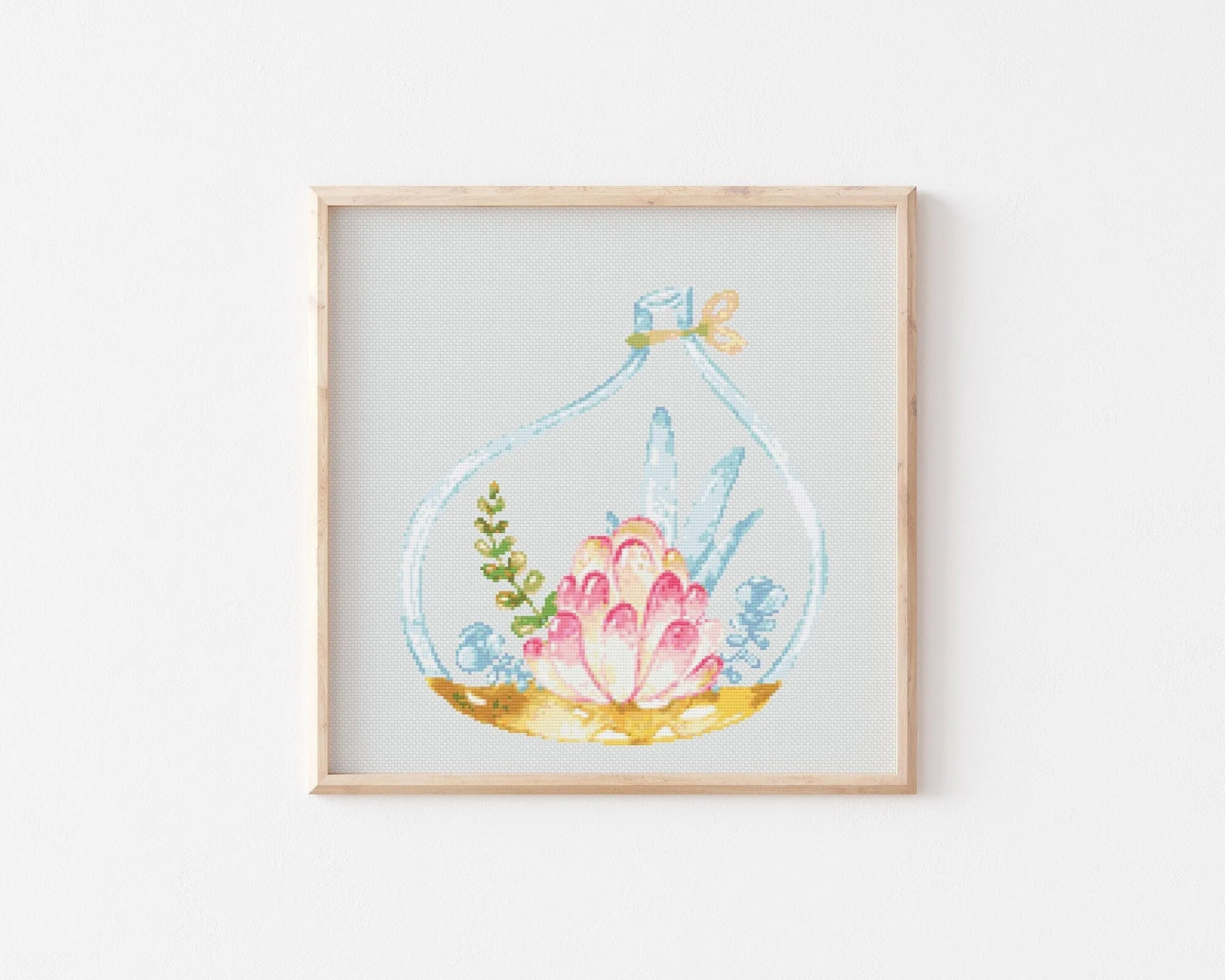 Succulent Cross Stitch Pattern #537