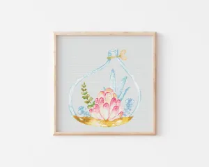 Succulent Cross Stitch Pattern #537