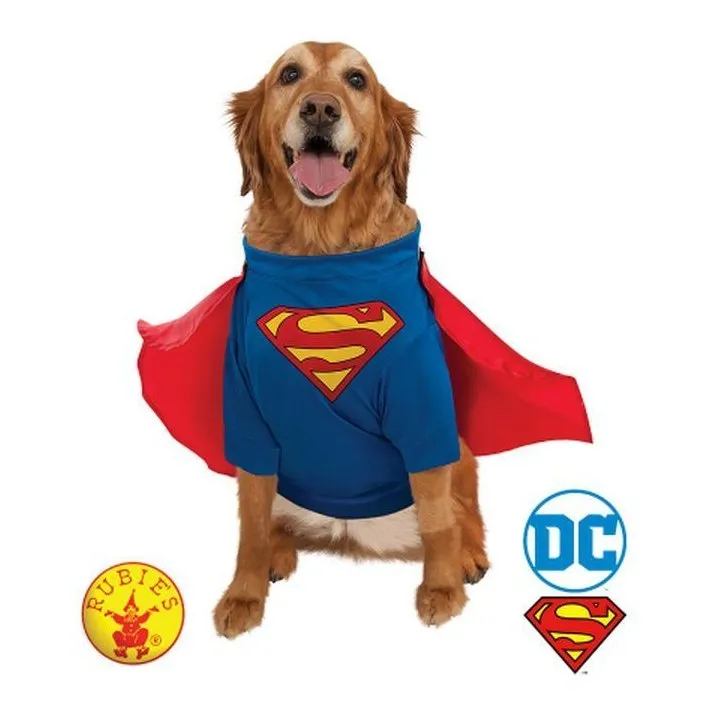 Superman Deluxe Pet Costume Size Xl