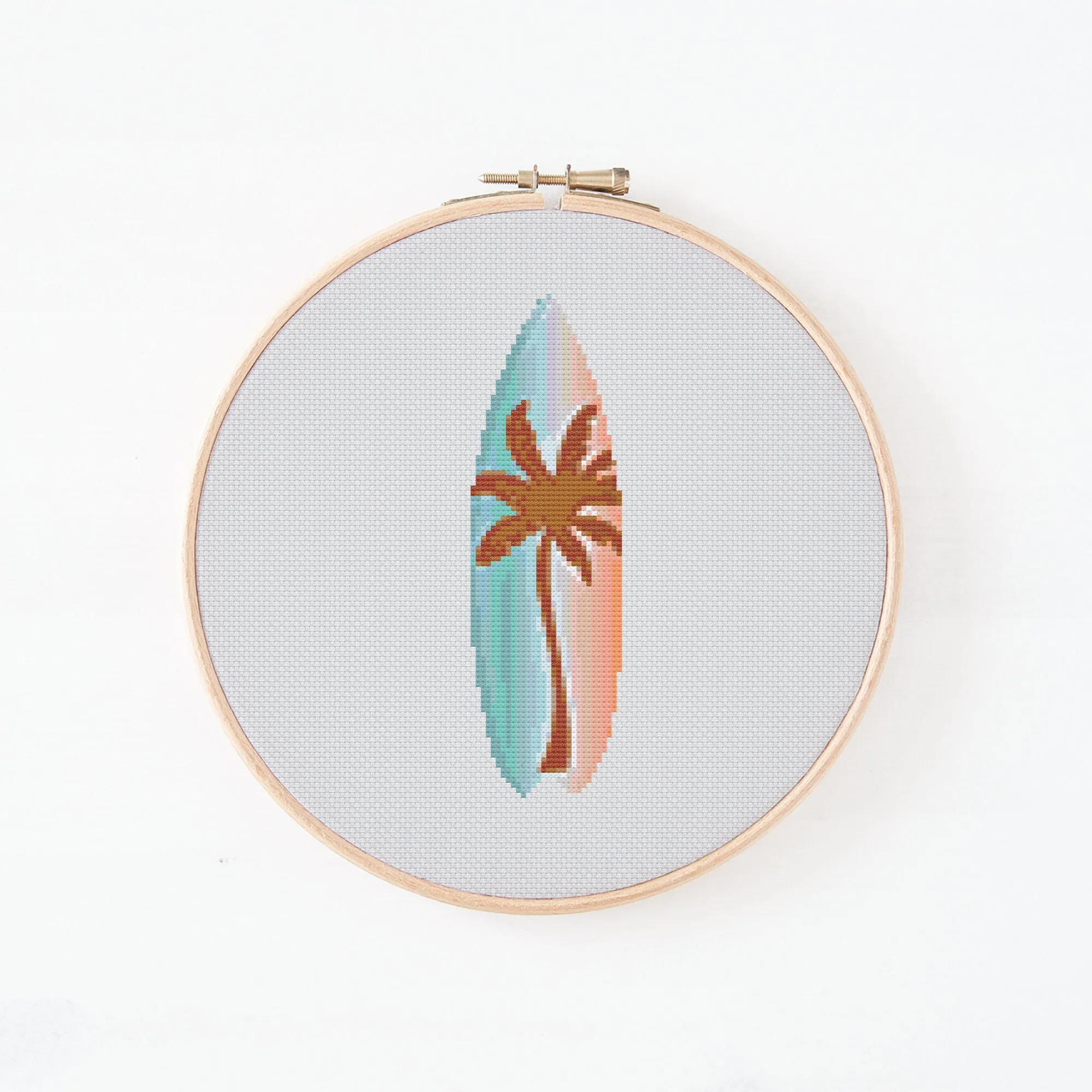 Surfboard Cross Stitch Pattern #774