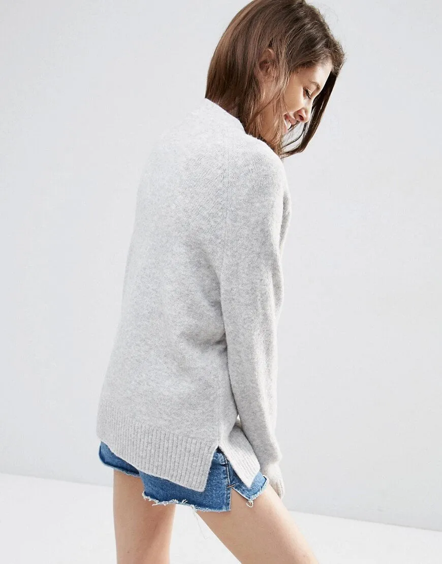 Sweatshirt in Geometric Print