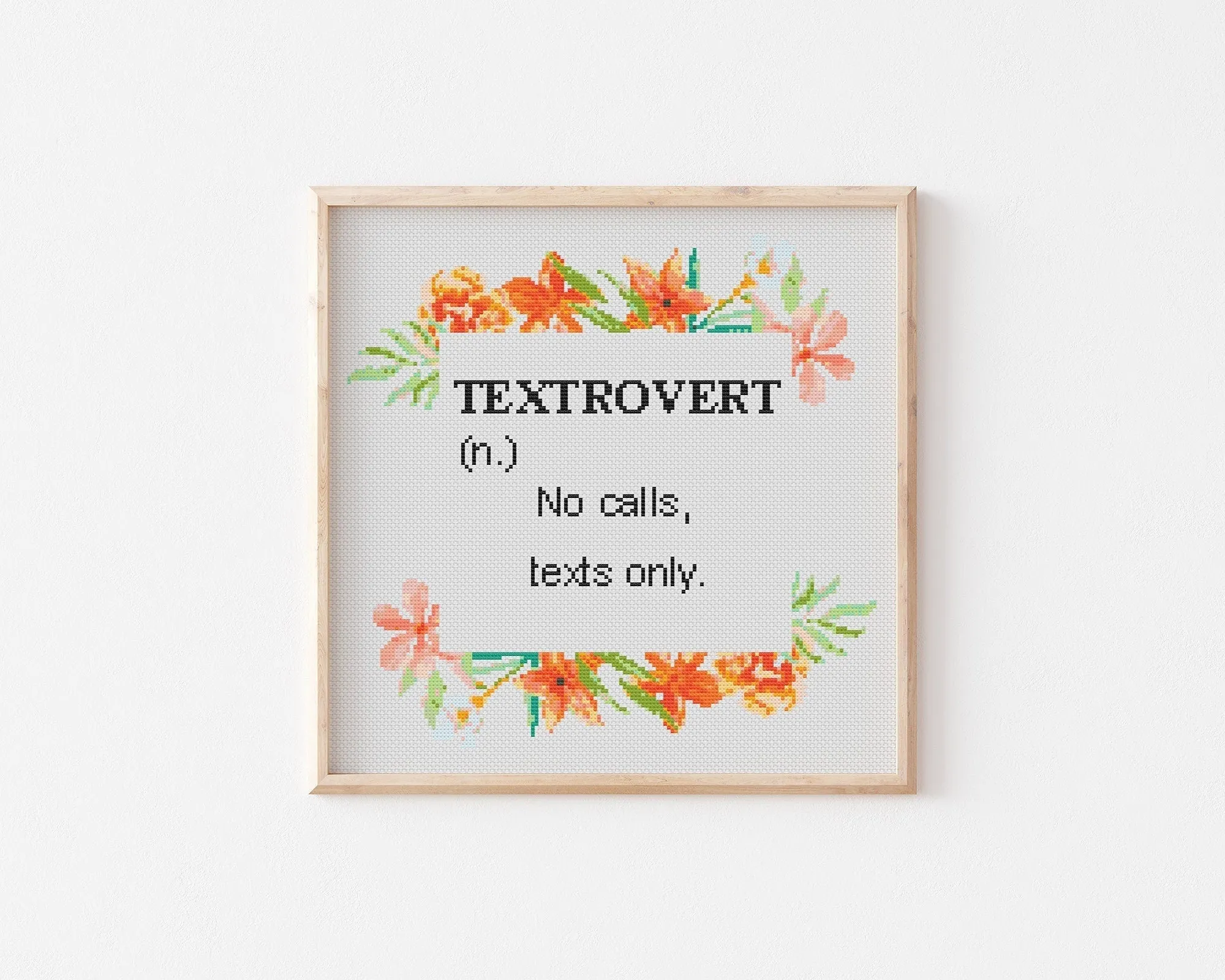 Textrovert Cross Stitch Pattern #583