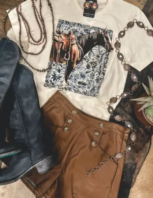 The Denim Horse Tee