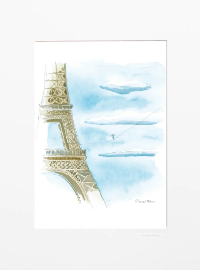 The Tightrope Walker Of The Eiffel Tower
