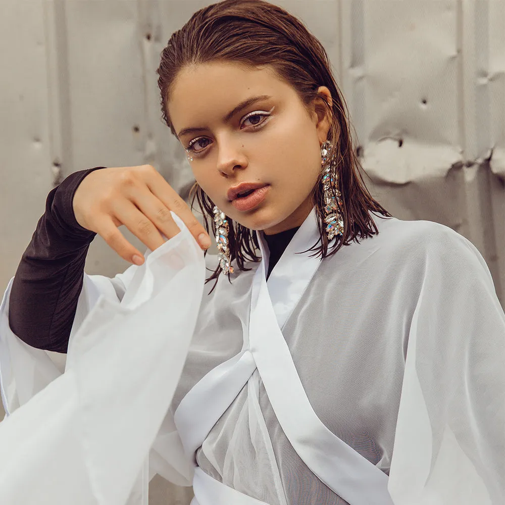 Tied Up Sheer Kimono