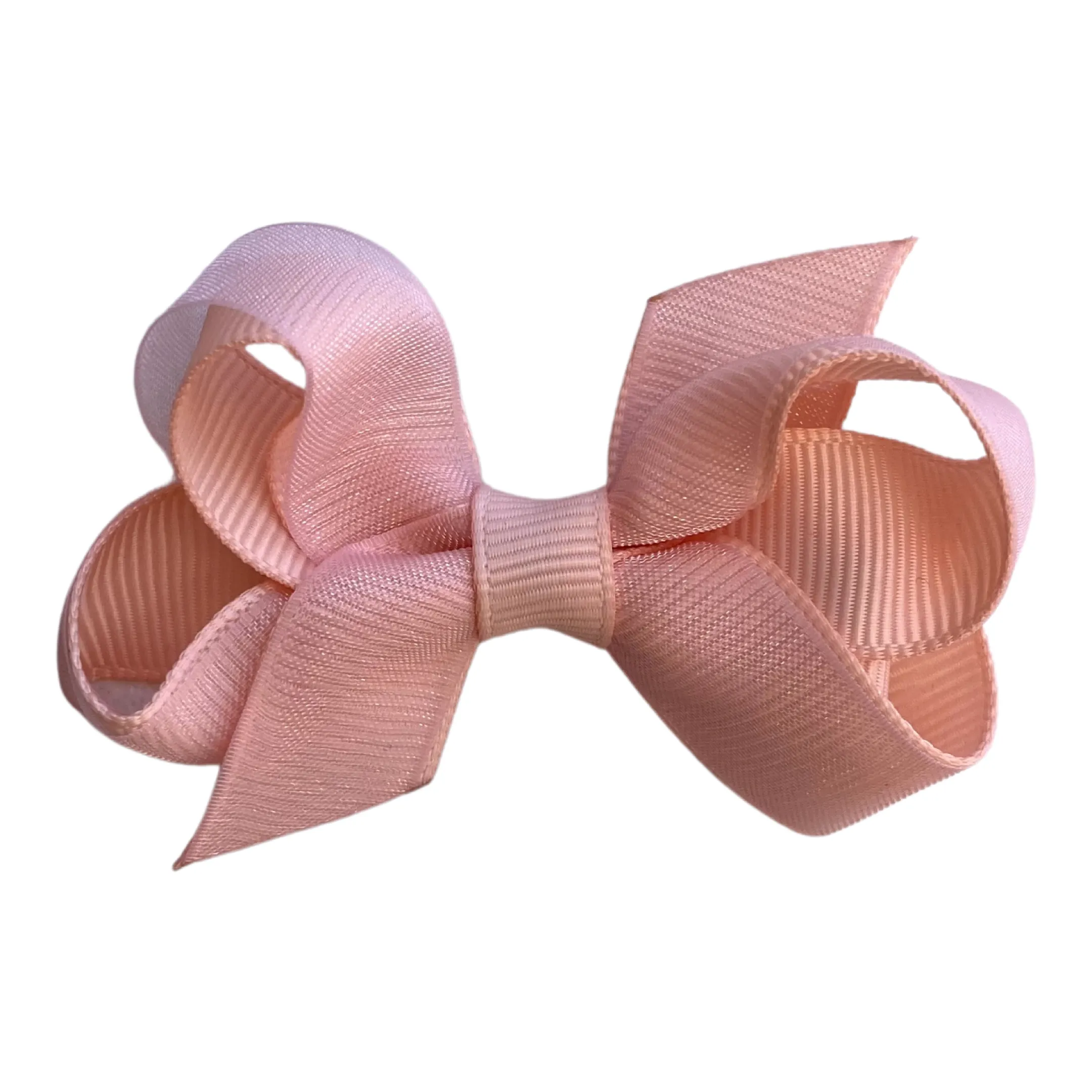 Tiny Overlay Grosgrain Bow on Clippie