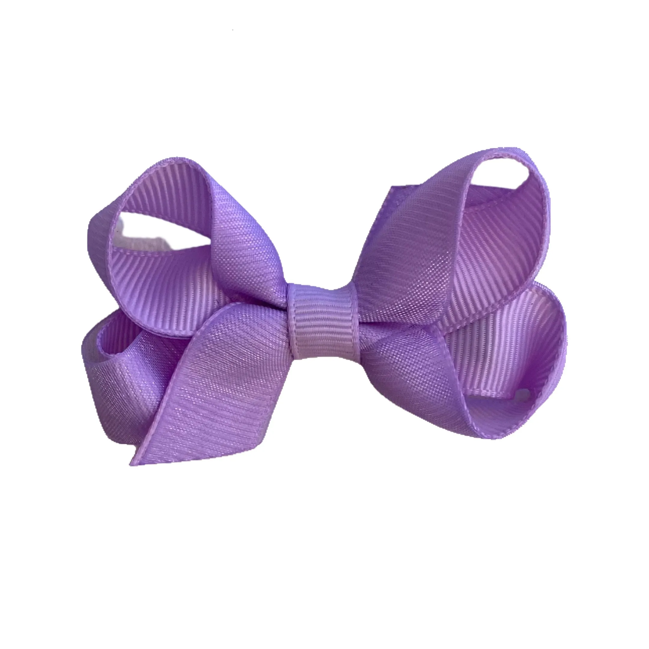 Tiny Overlay Grosgrain Bow on Clippie