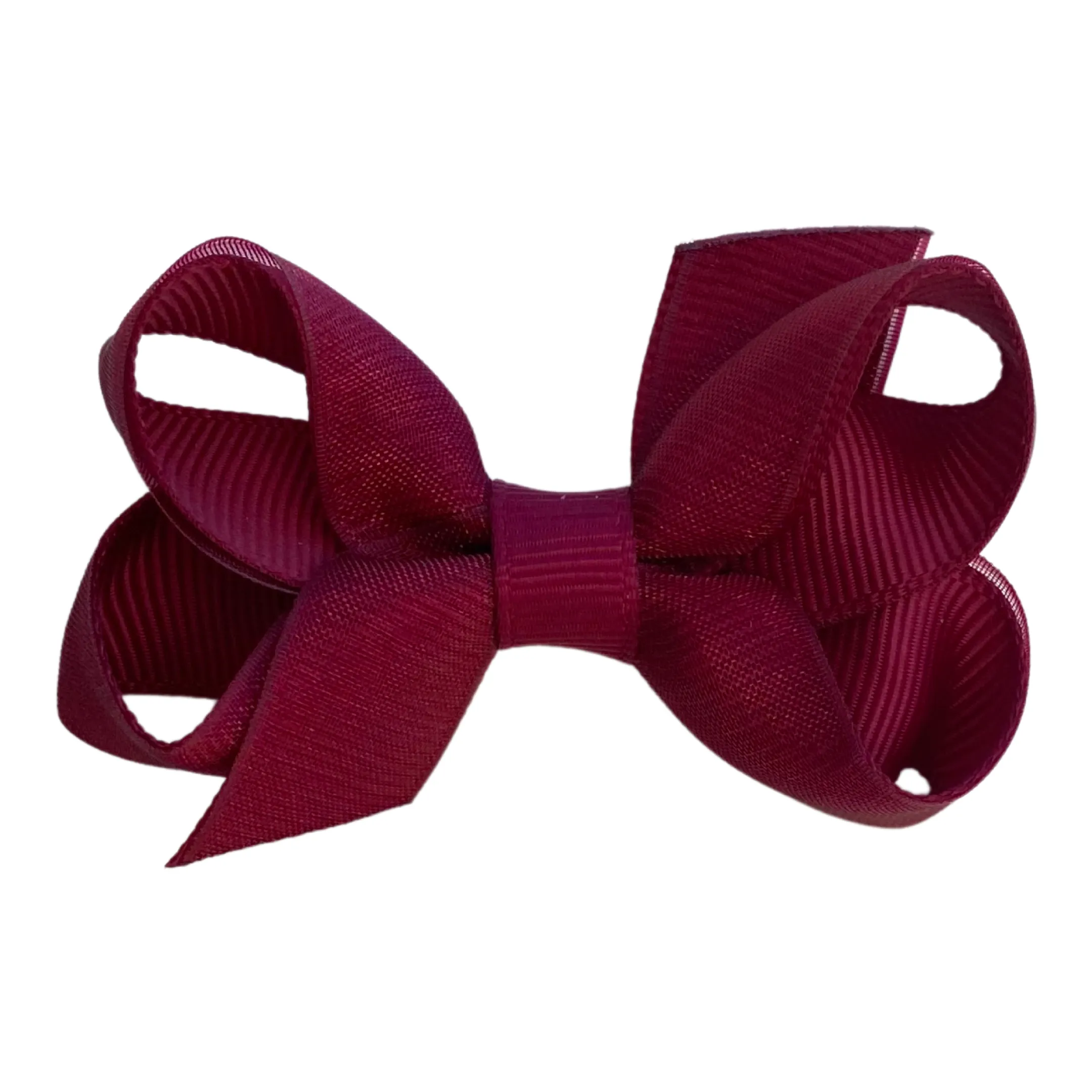Tiny Overlay Grosgrain Bow on Clippie