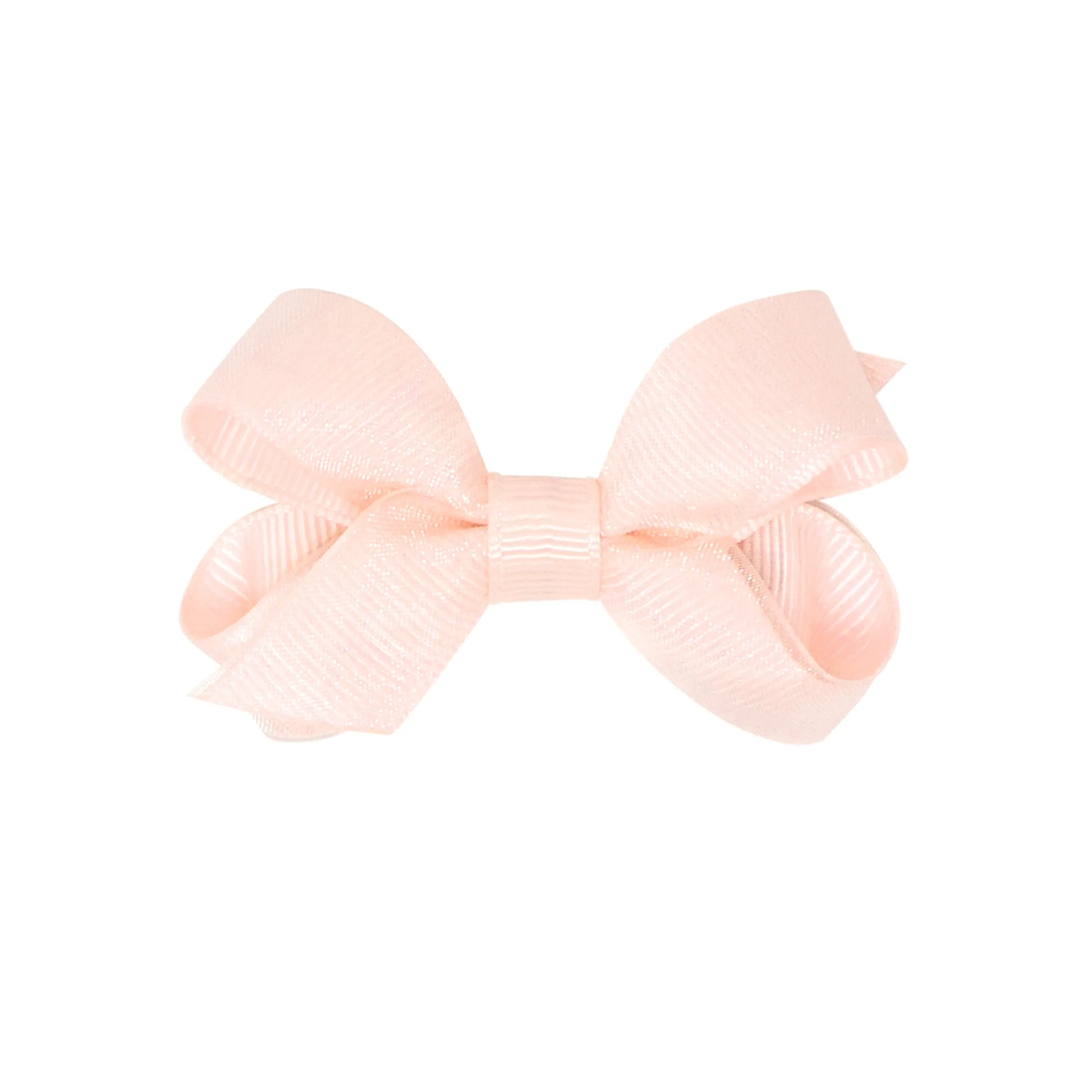 Tiny Overlay Grosgrain Bow on Clippie