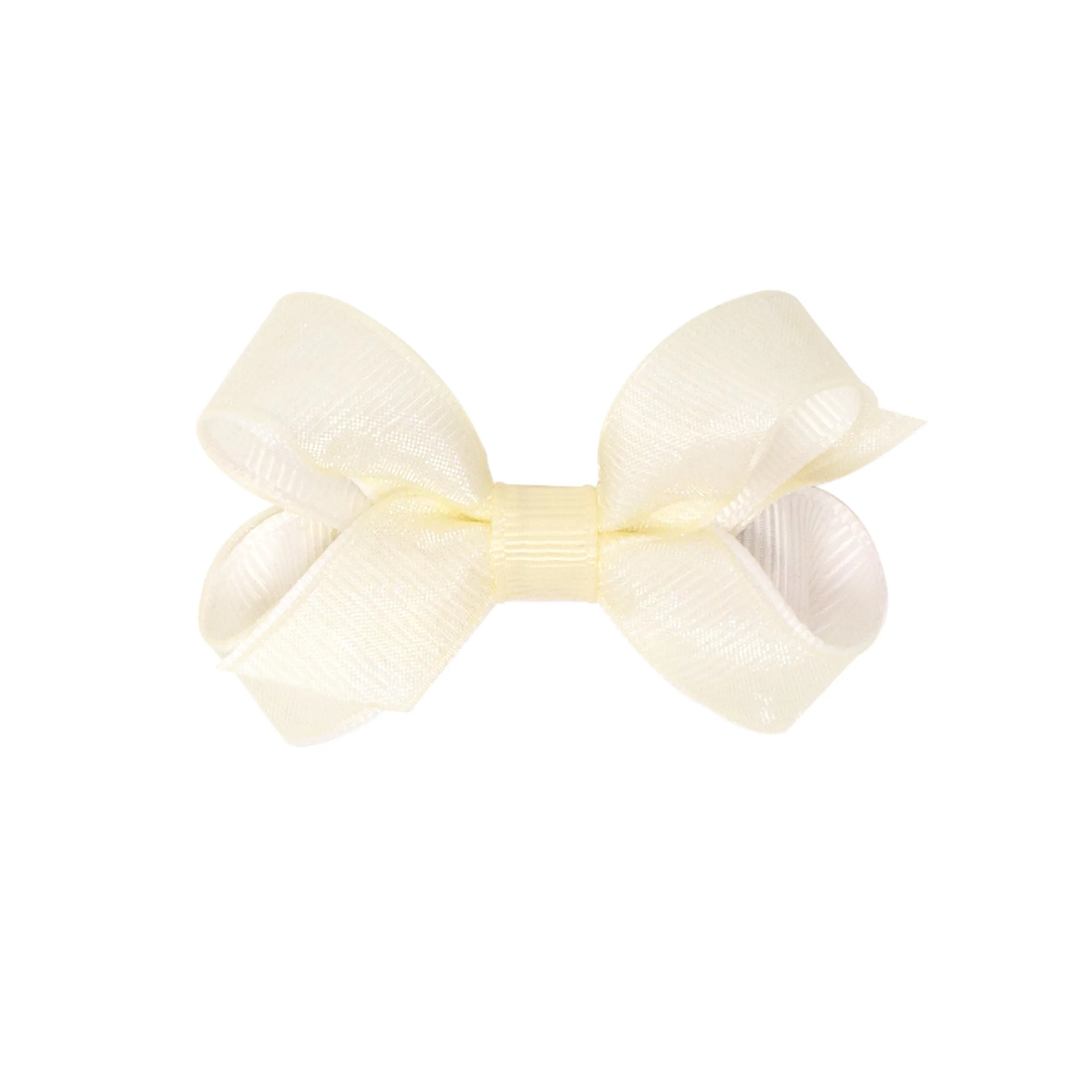 Tiny Overlay Grosgrain Bow on Clippie