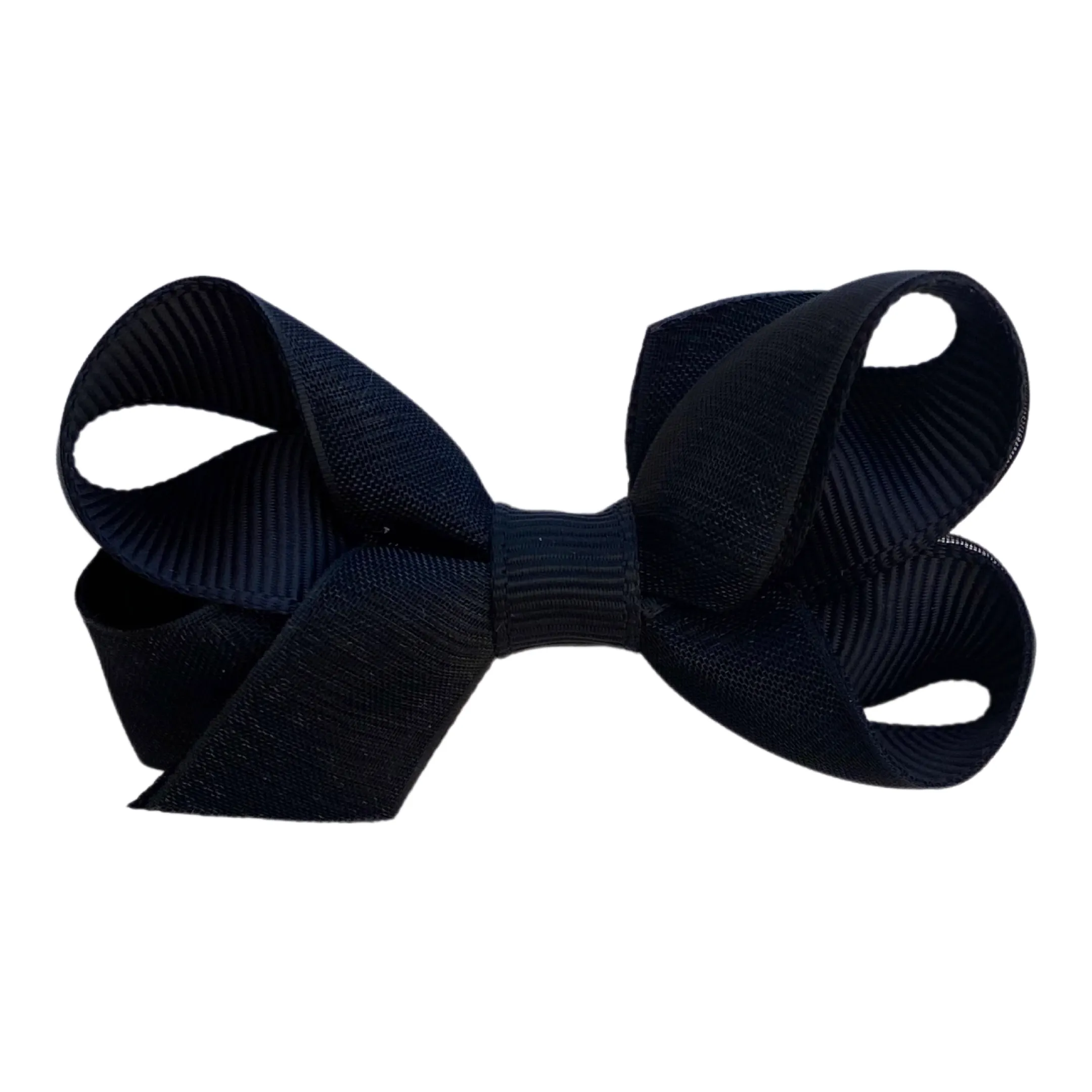Tiny Overlay Grosgrain Bow on Clippie