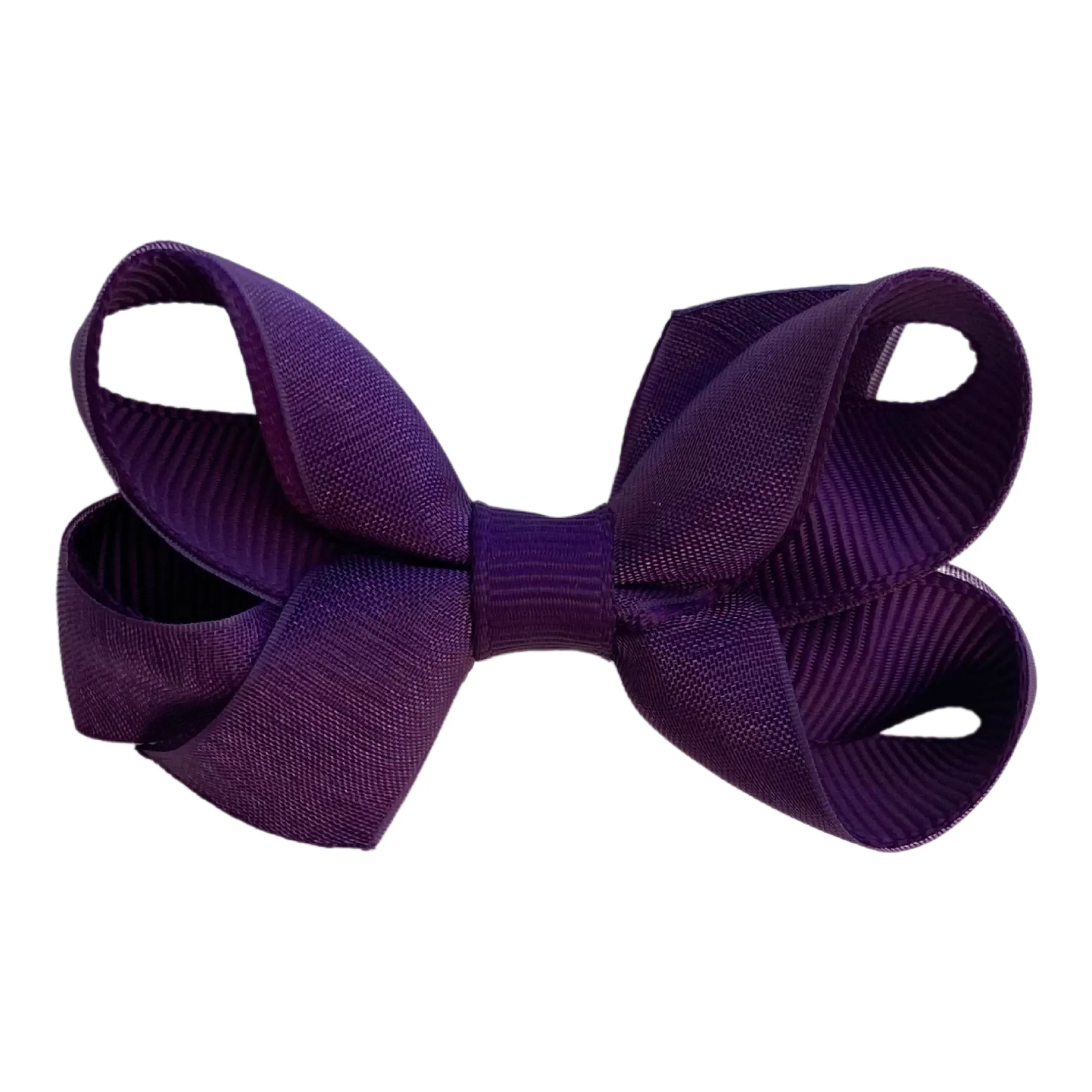 Tiny Overlay Grosgrain Bow on Clippie
