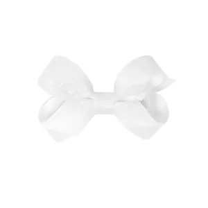 Tiny Overlay Grosgrain Bow on Clippie