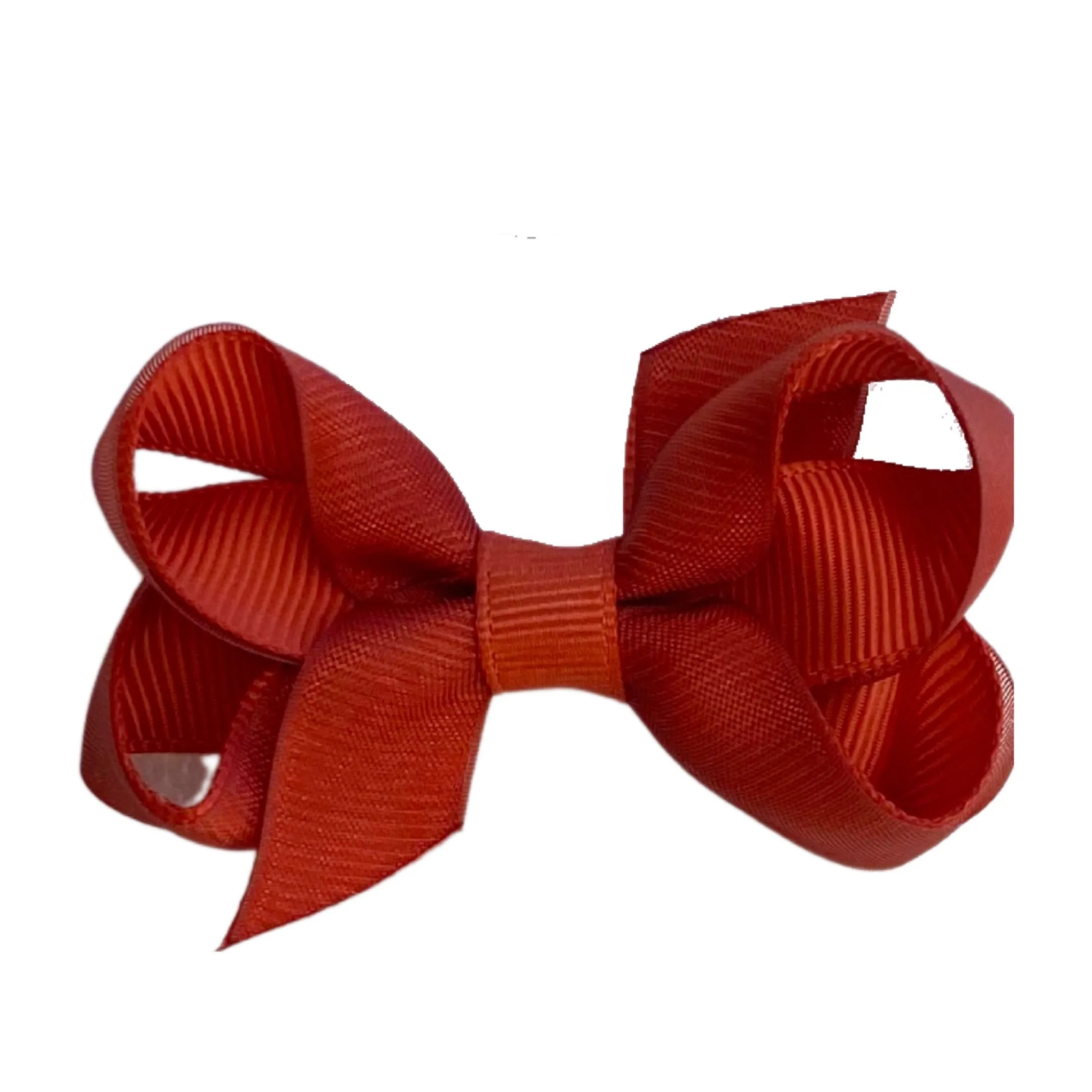 Tiny Overlay Grosgrain Bow on Clippie