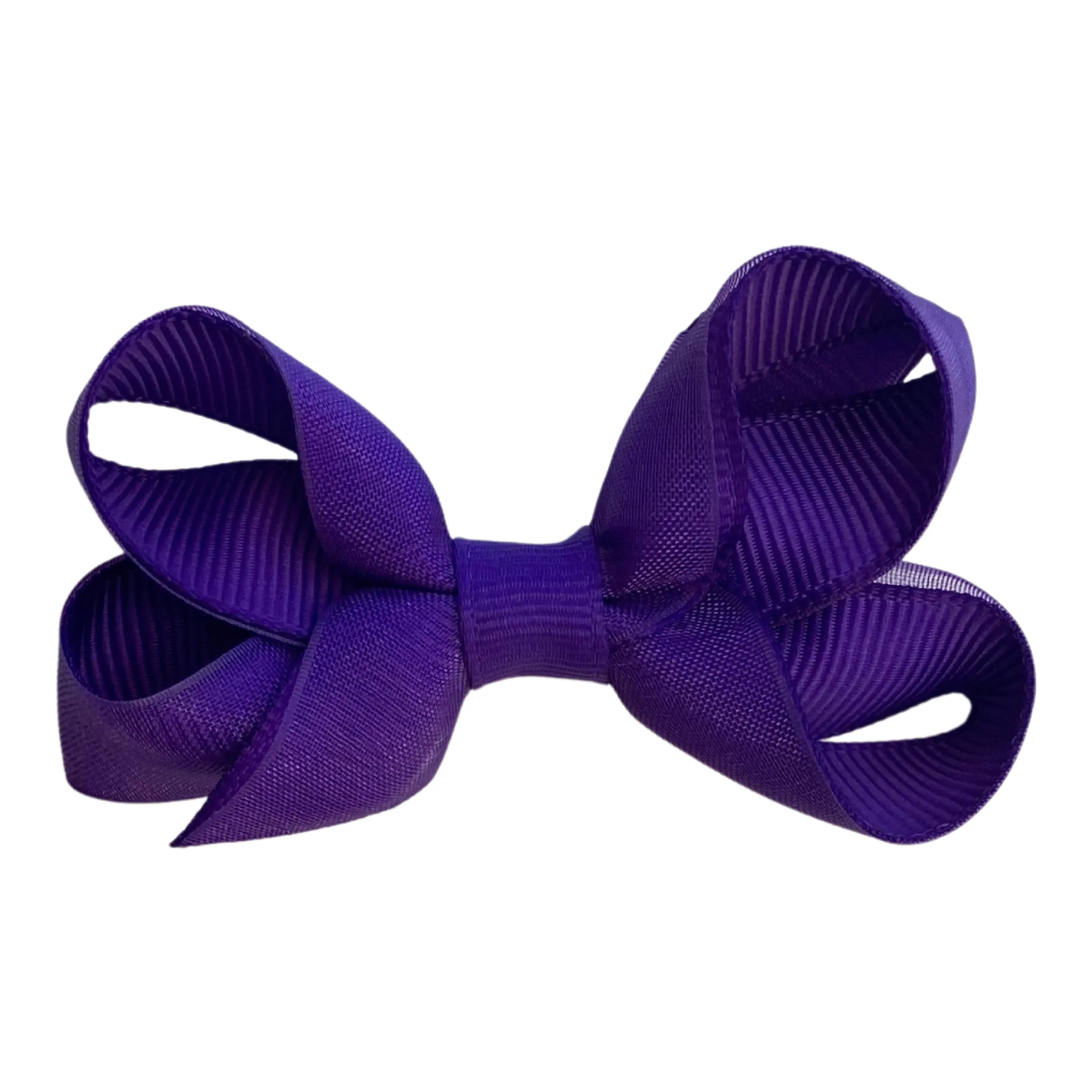 Tiny Overlay Grosgrain Bow on Clippie