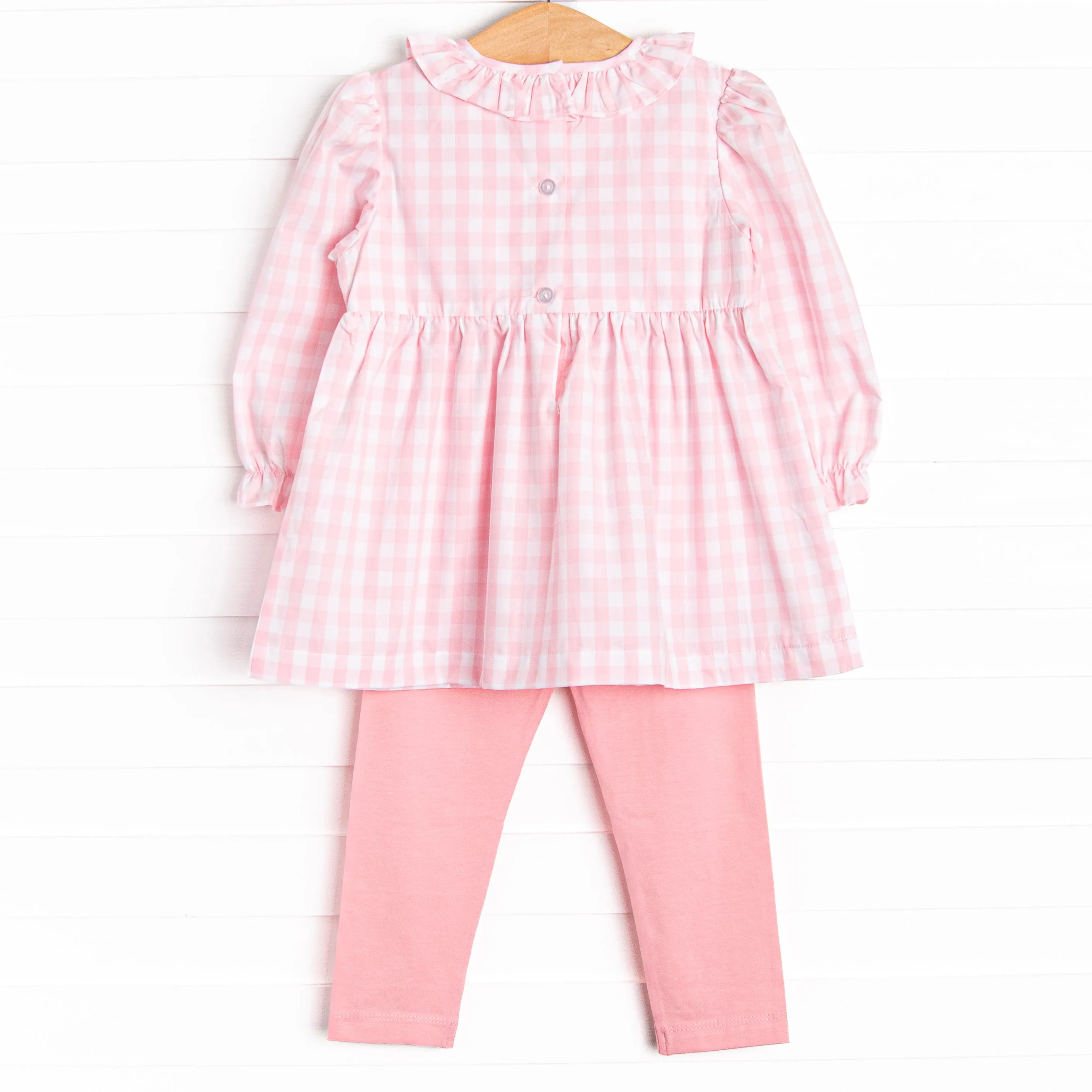 Toodles, Poodles Smocked Legging Set, Pink