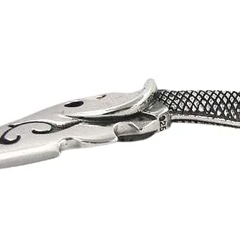 Tribal Blade Knife Sterling Silver Pendant
