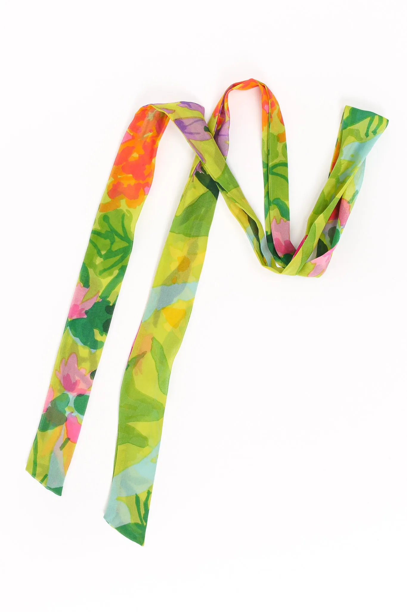 Tropical Chiffon Duster Dress