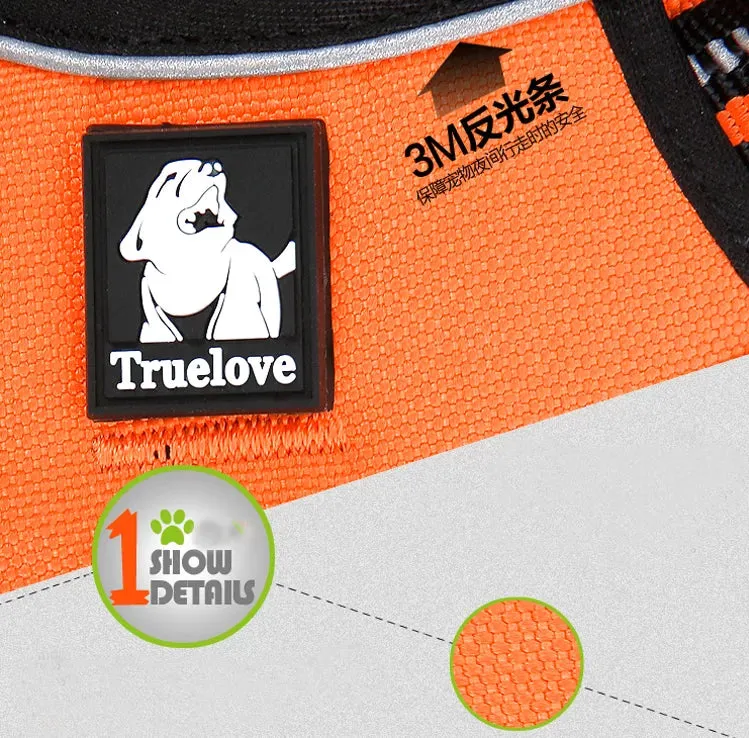 True Love Adjustable Dog Harness TLH5651 - Fuschia (PInk)