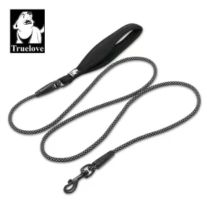 TrueLove Rope Dog Leash - Reflective and Soft Neoprene Comfort Handle TLL2571