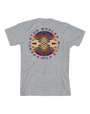 Tucson Circle Graphic Tee - Heather Grey