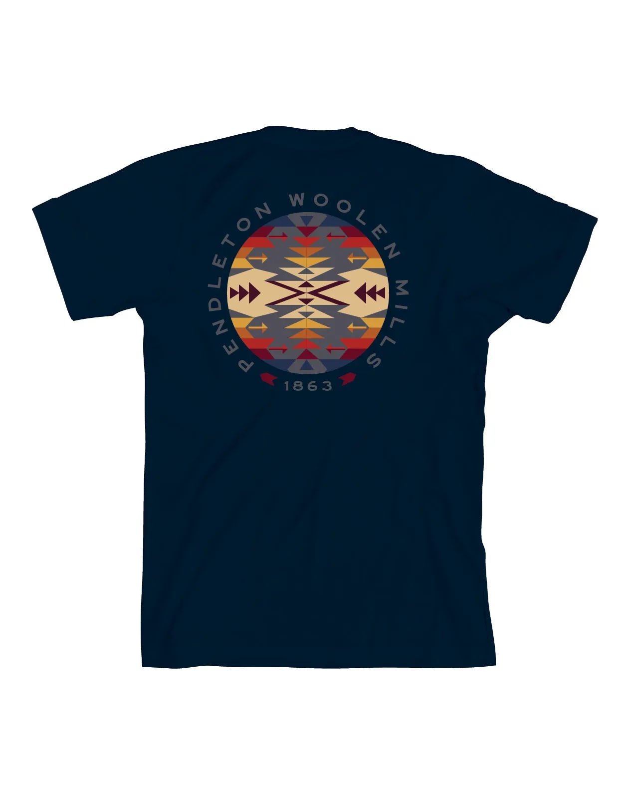 Tucson Circle Graphic Tee - Midnight Navy