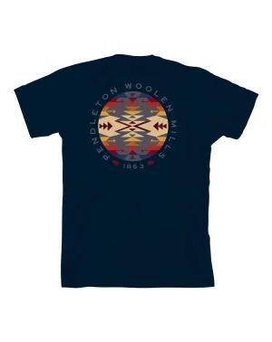Tucson Circle Graphic Tee - Midnight Navy