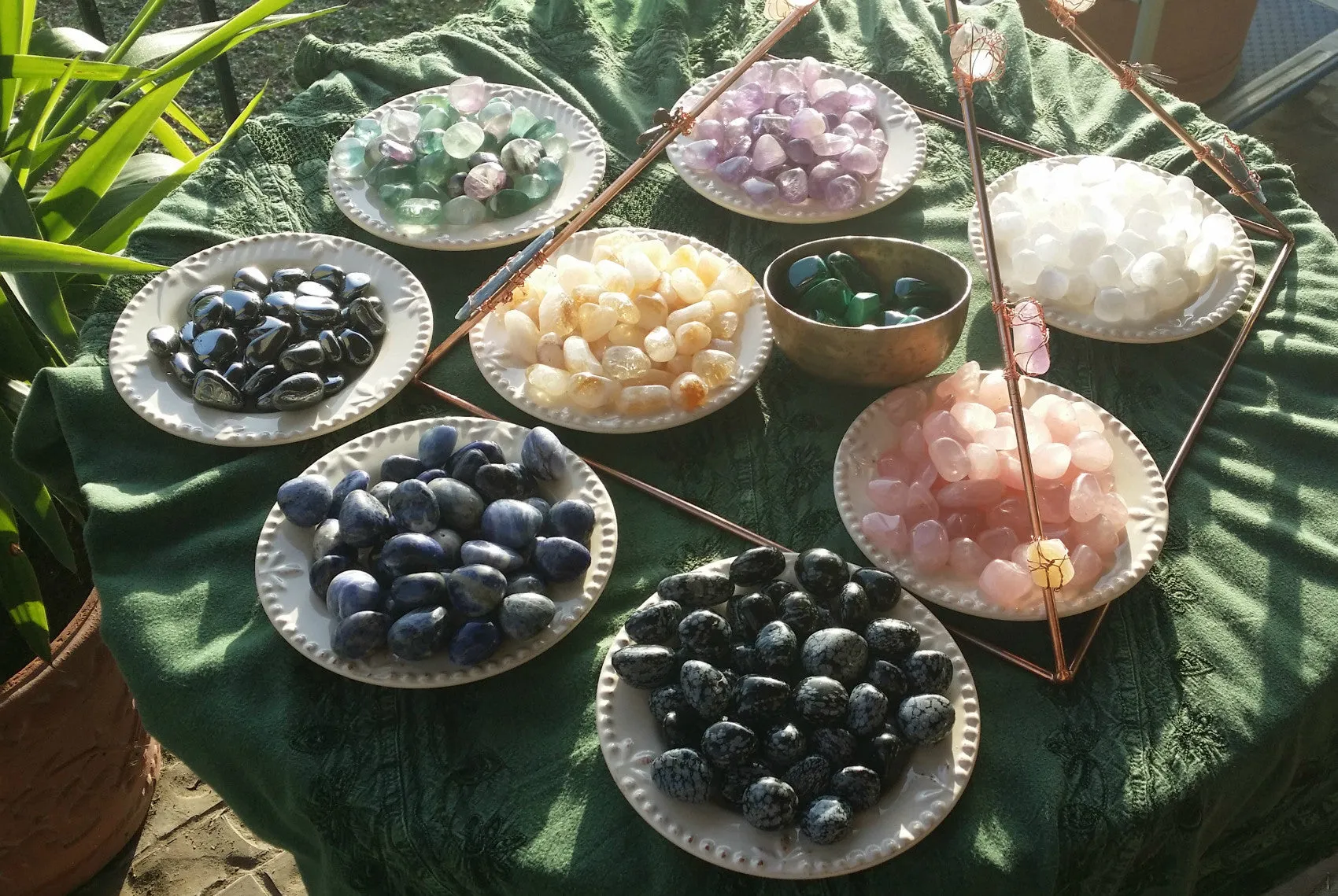 Tumbled Chrysocolla (Larger) for Love, Stress & Rebuilding