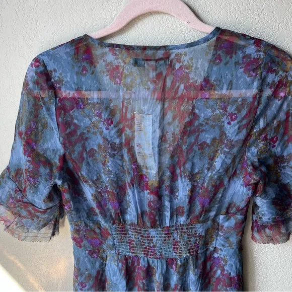 Urban Outfitters / NWT Florence Chiffon Printed Midi Dress