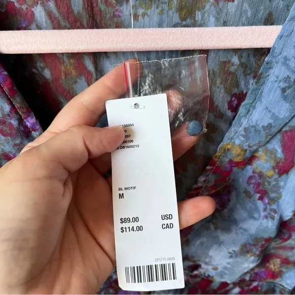 Urban Outfitters / NWT Florence Chiffon Printed Midi Dress