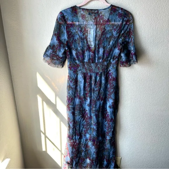 Urban Outfitters / NWT Florence Chiffon Printed Midi Dress