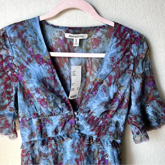 Urban Outfitters / NWT Florence Chiffon Printed Midi Dress
