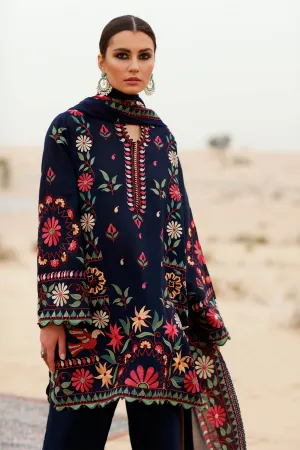 URSIYA (ZL22-07 A) | Zaha Summer Lawn Collection 2022 | Unstitched Embroidered Lawn Suits