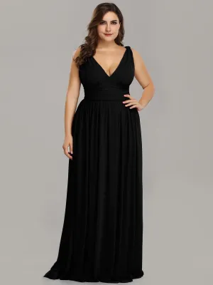 Veda V neck chiffon bridesmaid dress in black Express NZ wide