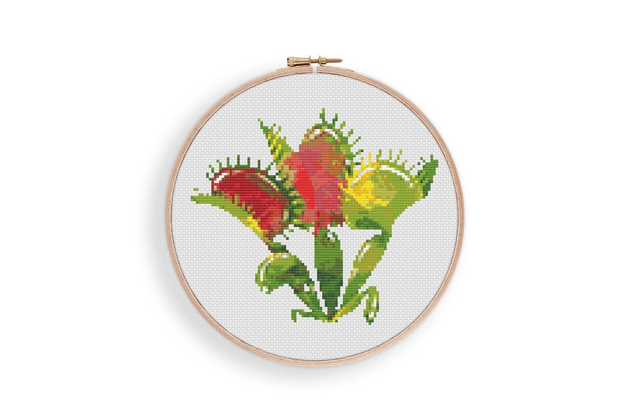 Venus Flytrap Cross Stitch Pattern #1326