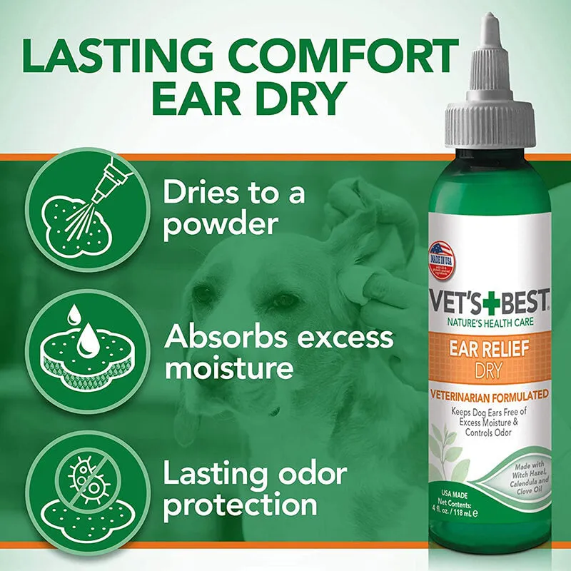 Vet's Best Ear Relief Dry Formula