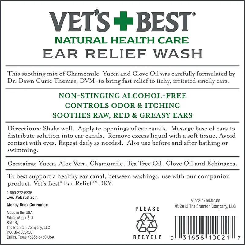 Vet's Best Ear Relief Wash