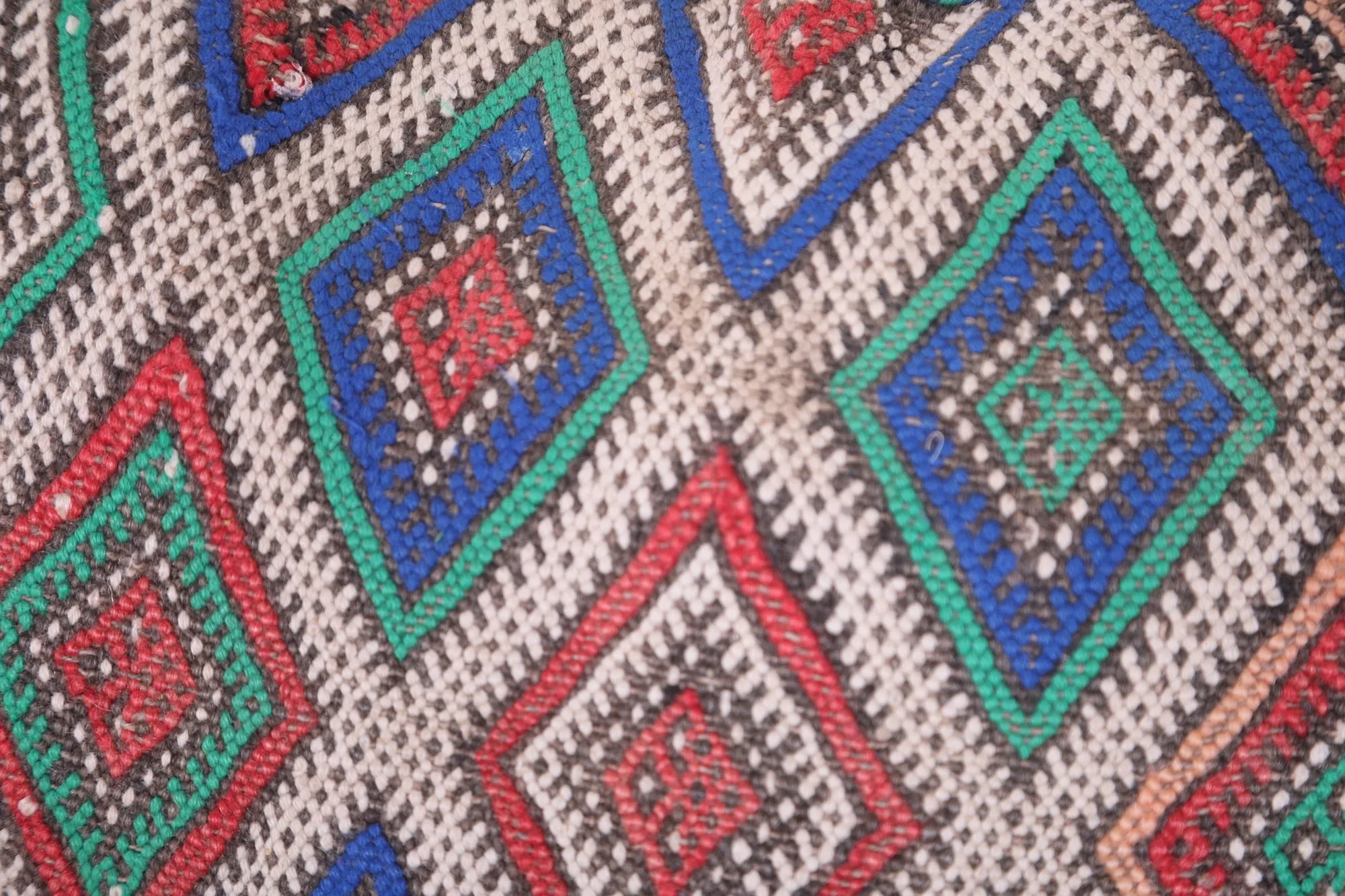 Vintage Moroccan Pillow 14.1 INCHES X 18.1 INCHES