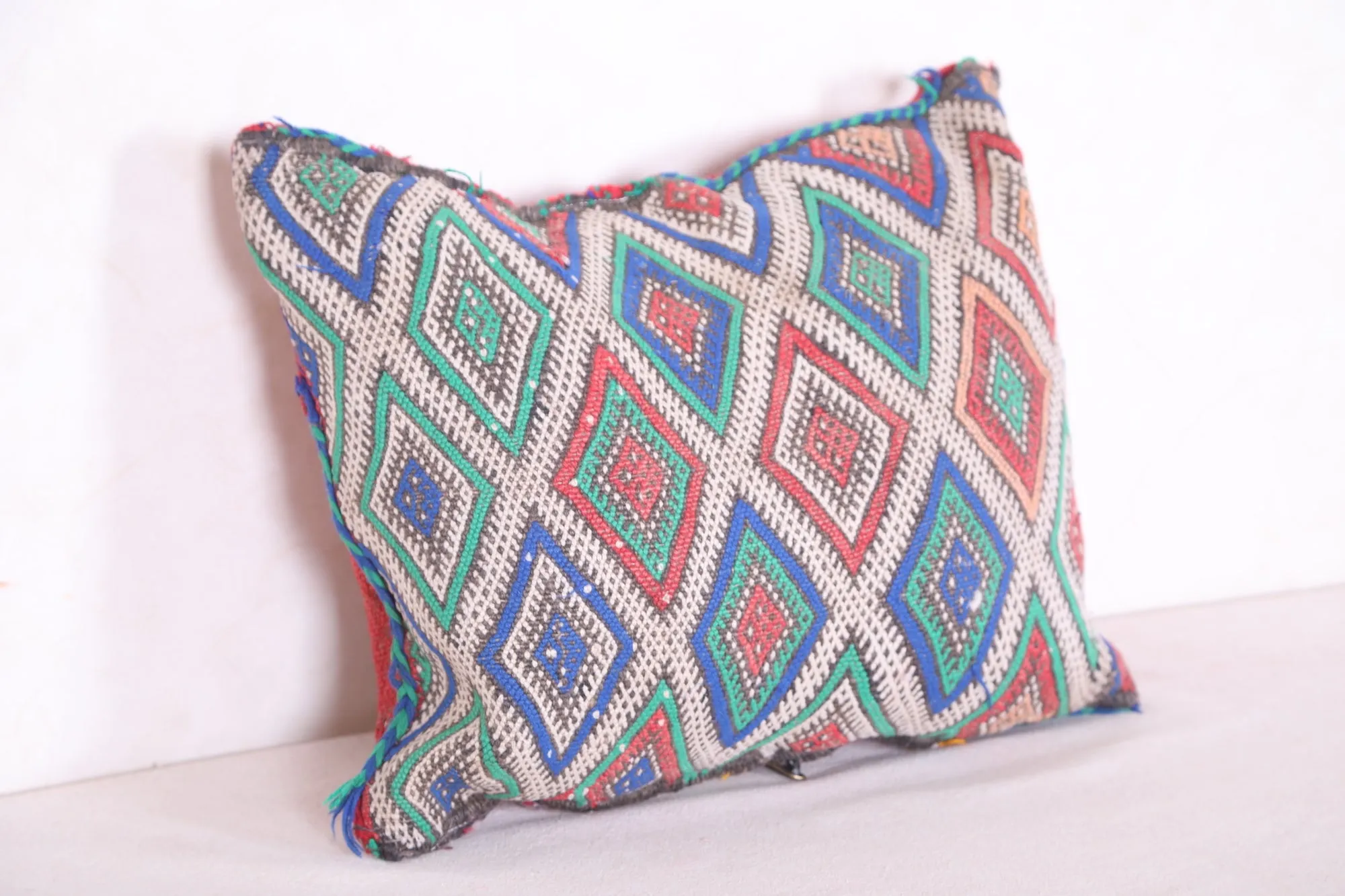 Vintage Moroccan Pillow 14.1 INCHES X 18.1 INCHES