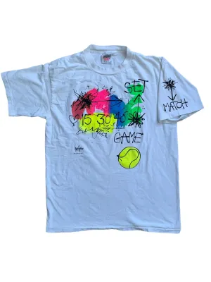 Vintage Tennis Art Tee (XL)