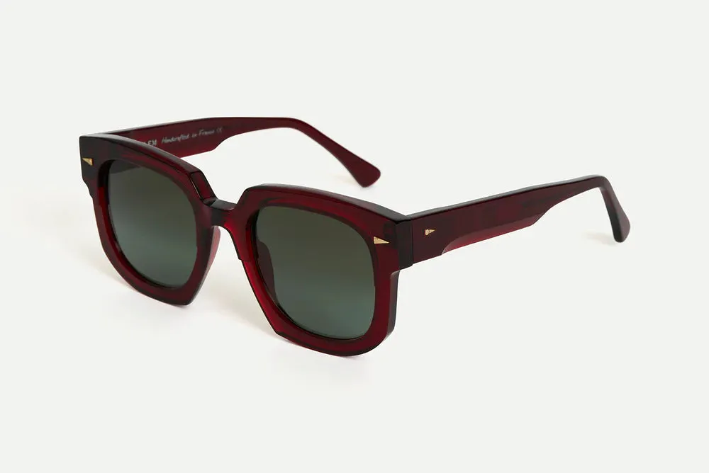 VIVIENNE-Burgundy / Green Gradient