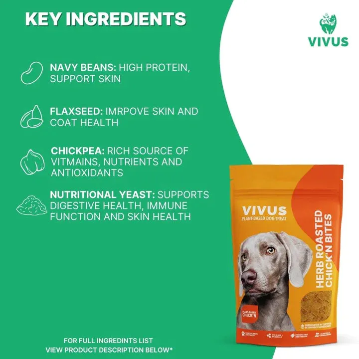 Vivus - Herb Roasted Chick'n Treats - 100g