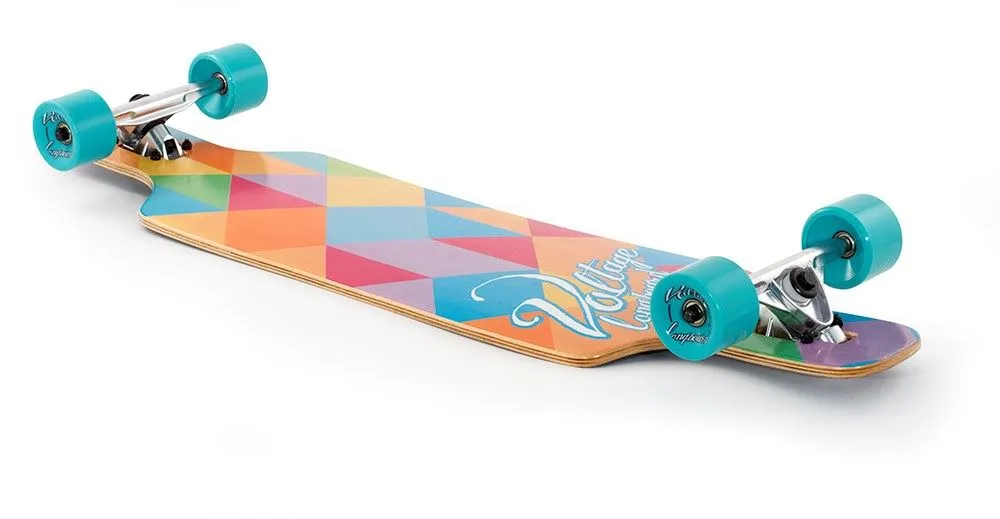 Voltage DT Multi-Coloured Complete Longboard - 39.0"