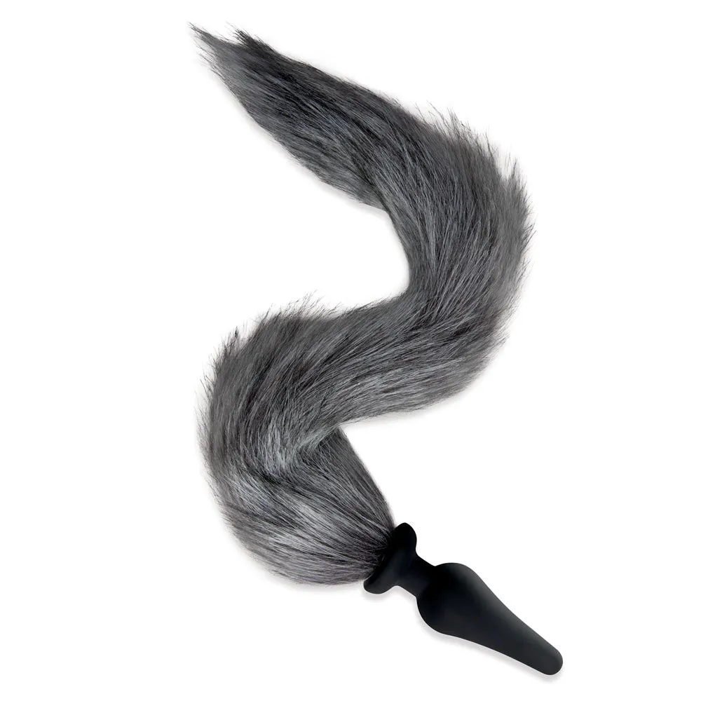 WhipSmart Furry Tales Grey Foxtail Furry Play Set