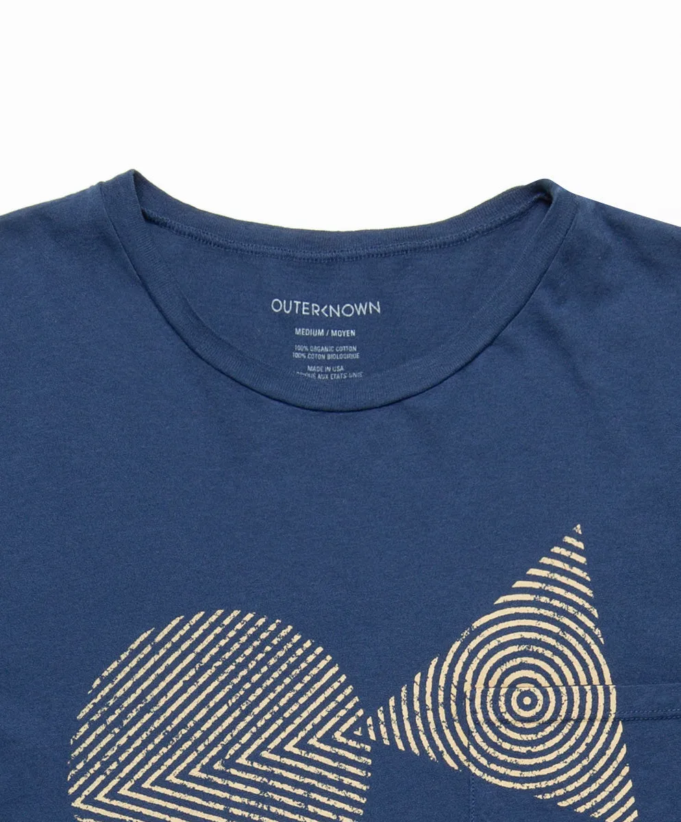 Woodblock OK Pocket Tee - Outerworn