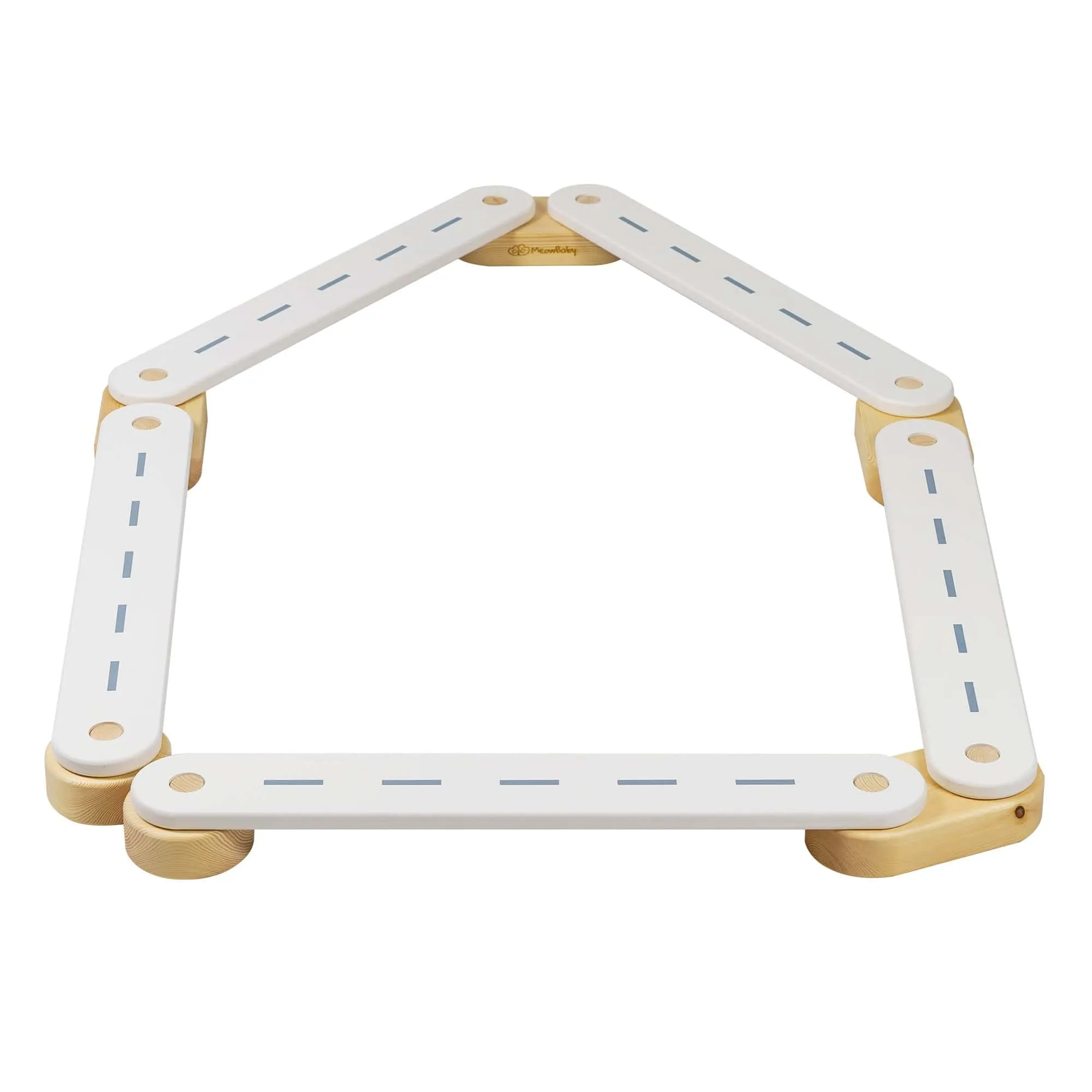 Wooden Balance Beam For Kids By Meowbaby - 5 Elements