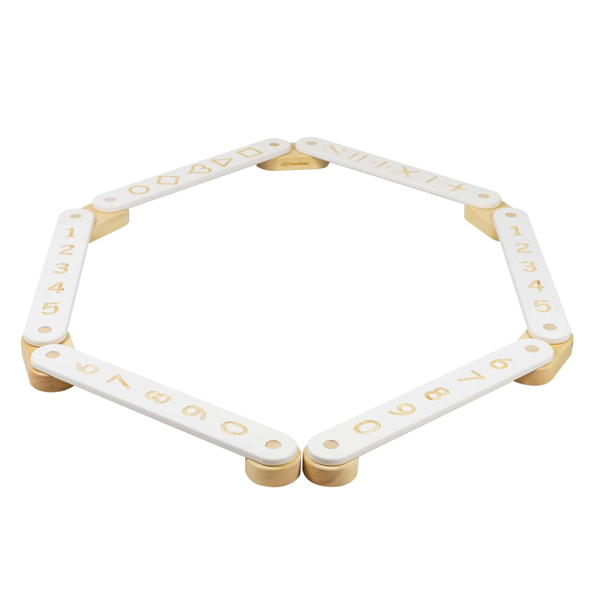 Wooden Balance Beam For Kids By Meowbaby - 6 Elements